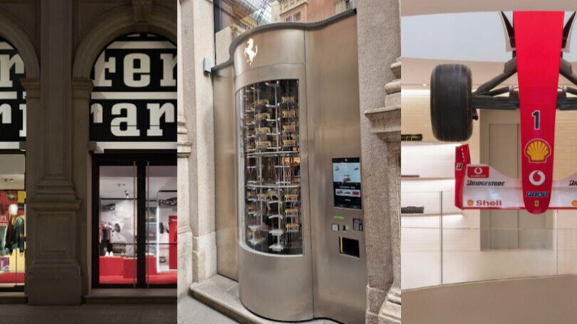 A Milano c'è un distributore automatico di Ferrari