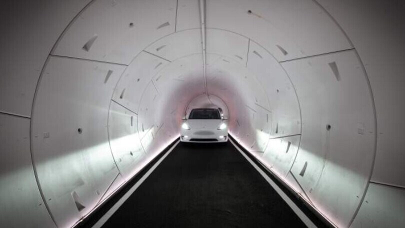 A Las Vegas nasce il tunnel sotterraneo di Tesla: il traffico scompare così