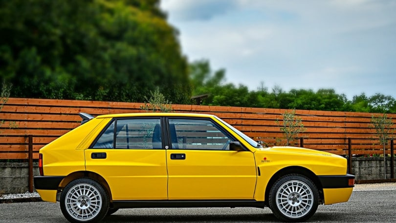 All'asta la Lancia Delta di Baggio gialla come il suo Pallone d’Oro