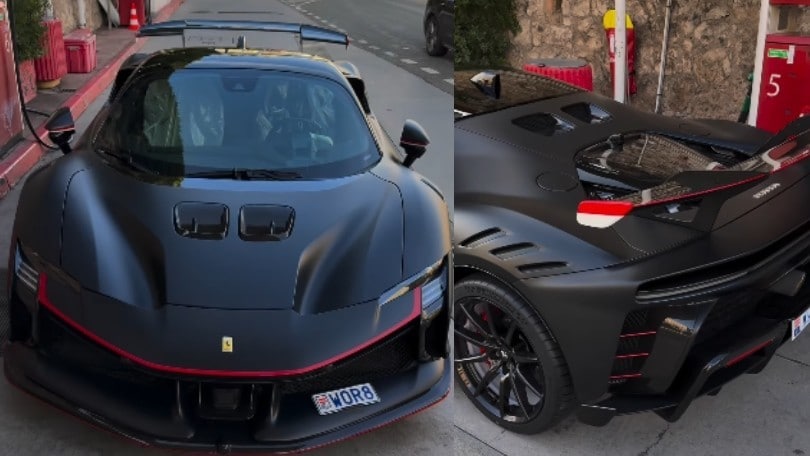 La nuova Ferrari di Leclerc è una SF90 XX da capogiro