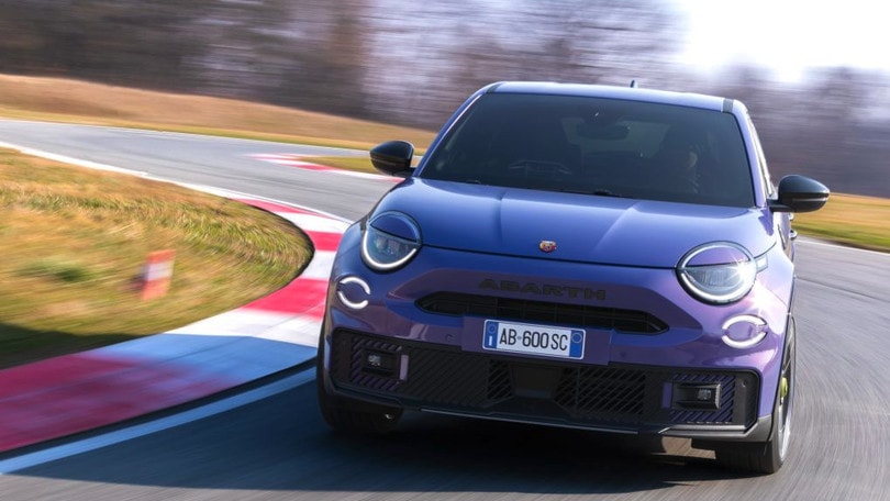 Abarth 600, la prova