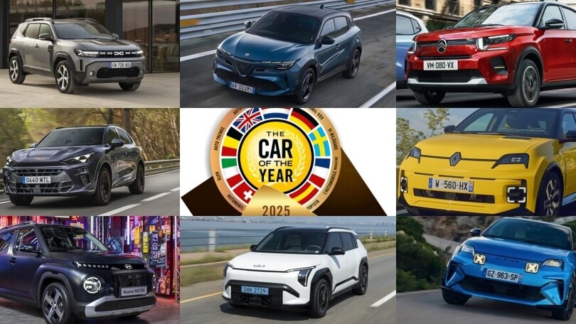 Auto dell'Anno 2025: le 7 finaliste