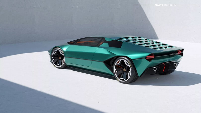 Lamborghini Bravo 2024, i render di Marco Maltese