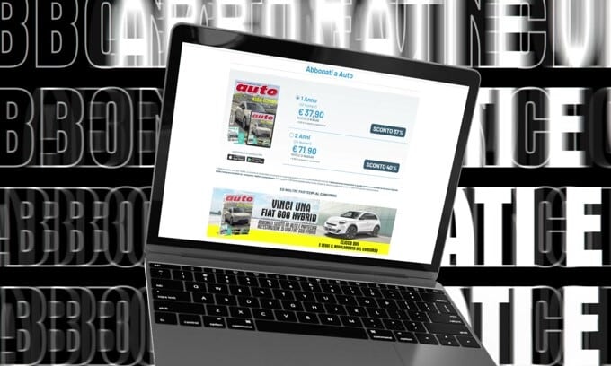Abbonati ad Auto e vinci una Fiat 600 Hybrid