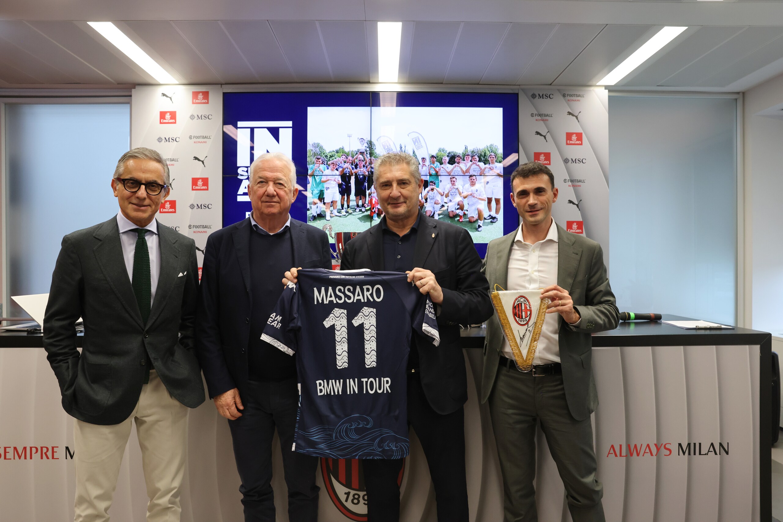 BMW Italia e AC Milan ancora al fianco degli Insuperabili per la seconda stagione di “BMW in Tour”