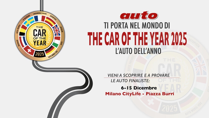 The Car of The Year 2025: prova gratis le 7 finaliste a Milano