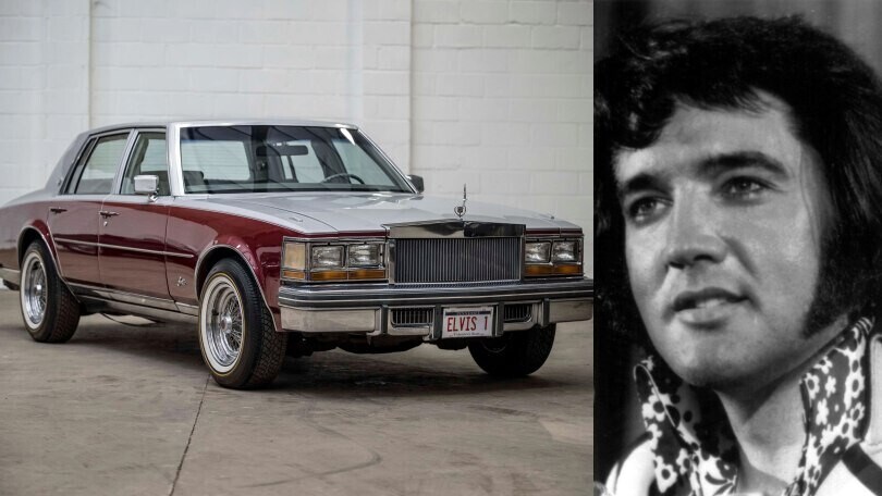 All'asta la Cadillac di Elvis Presley: la guidò prima di morire