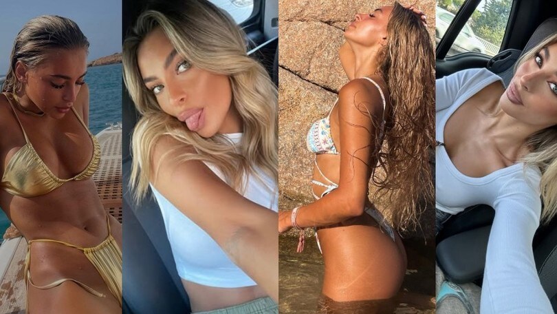 Chiara Frattesi, che passione i selfie in auto