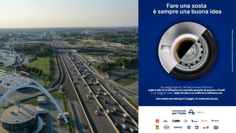 Caffè e controlli gratuiti per i viaggiatori notturni: l'iniziativa di Autostrade per l’Italia