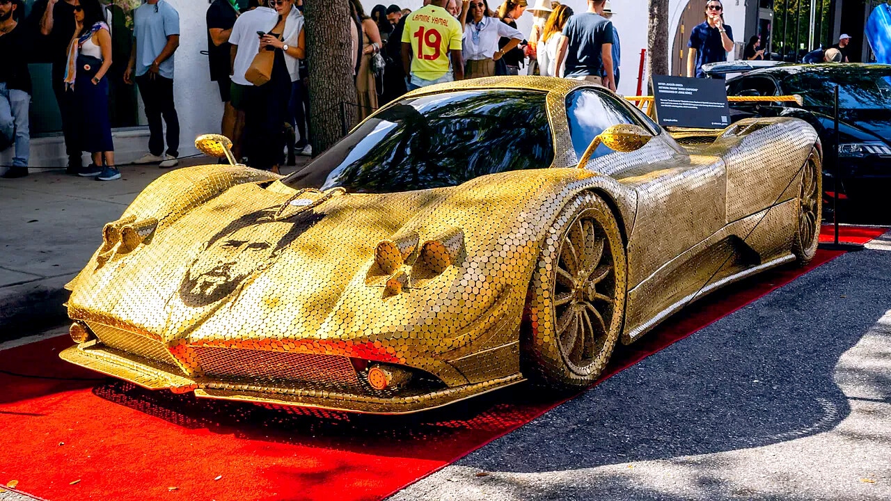 Pagani Zonda Carpincho, l'opera d'arte omaggio a Messi