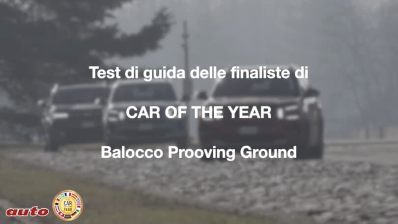 Car of The Year 2025: le prove complete al Balocco
