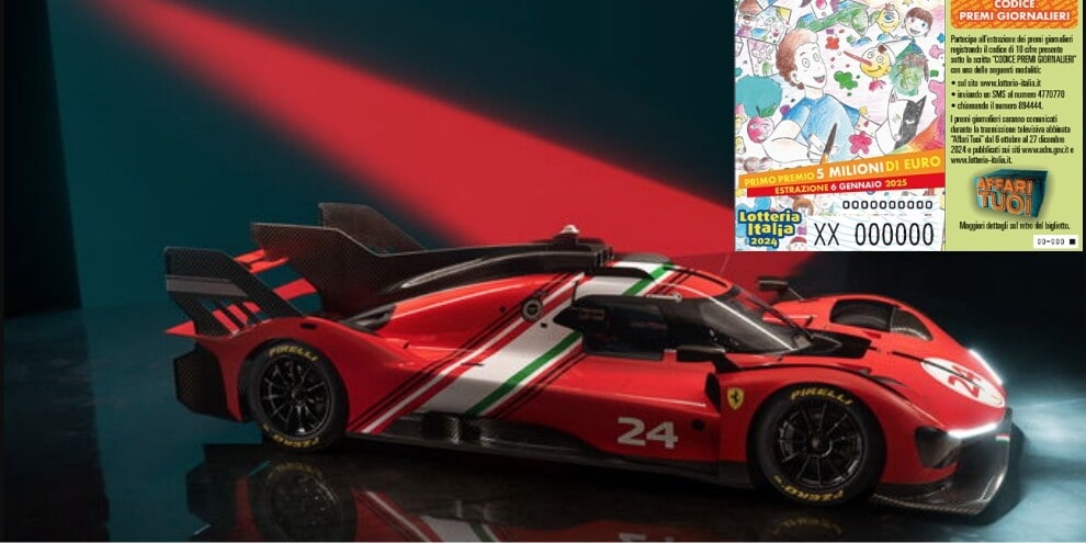 Ecco 5 supercar da comprare con i 5 milioni di euro della Lotteria Italia