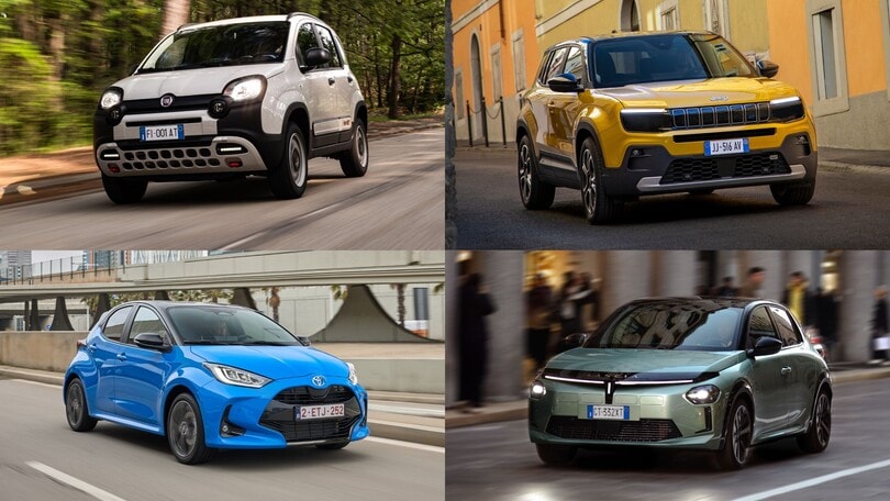 Le 10 auto più vendute in Italia nel 2024
