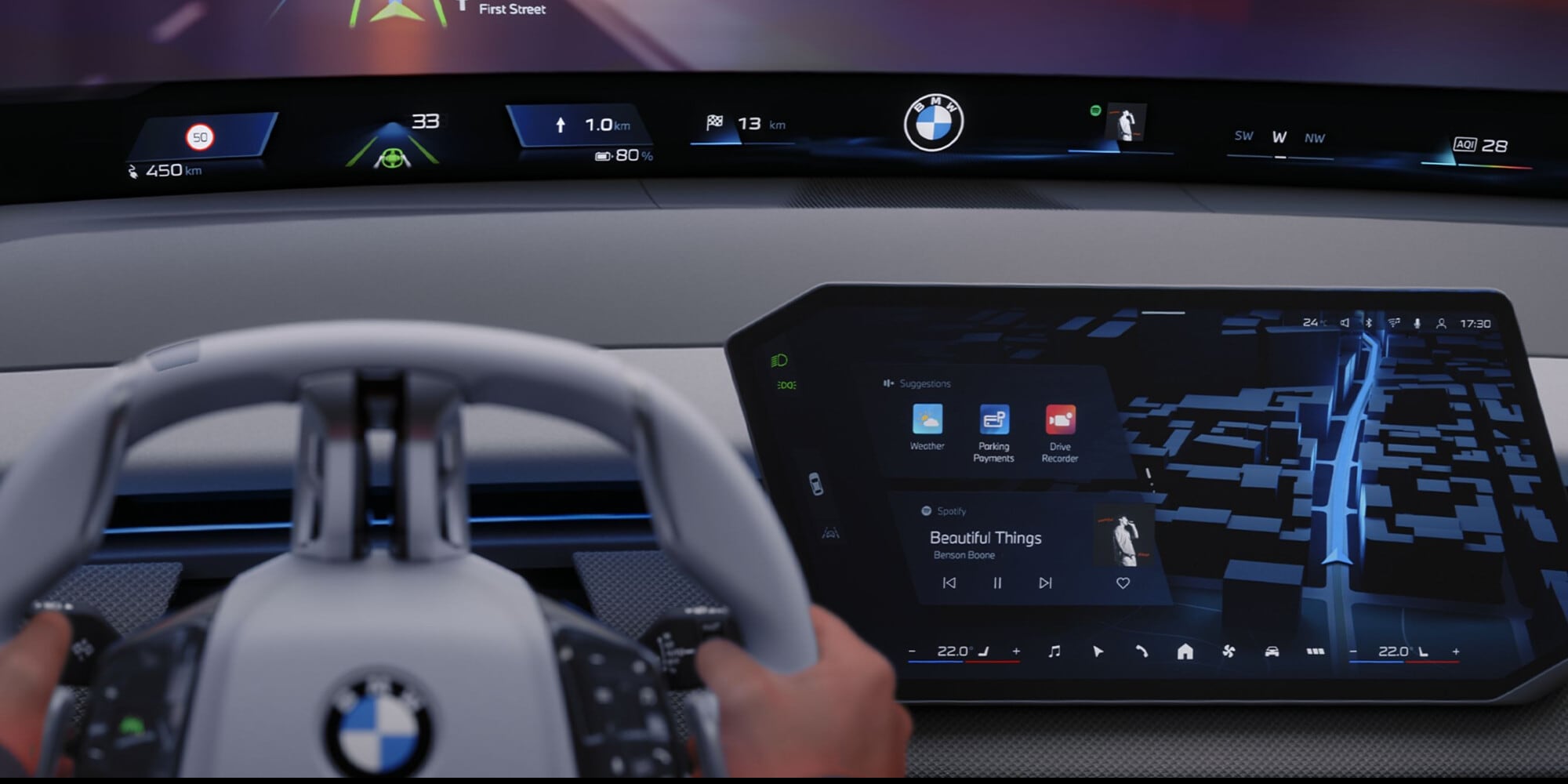 BMW Panoramic iDrive, il futuro prossimo a bordo