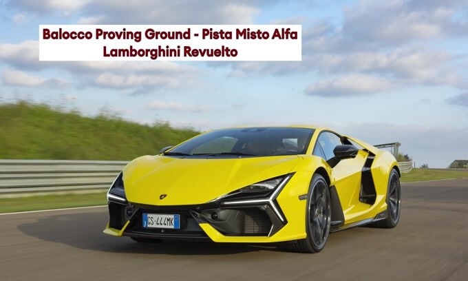 Lamborghini Revuelto, la prova in pista