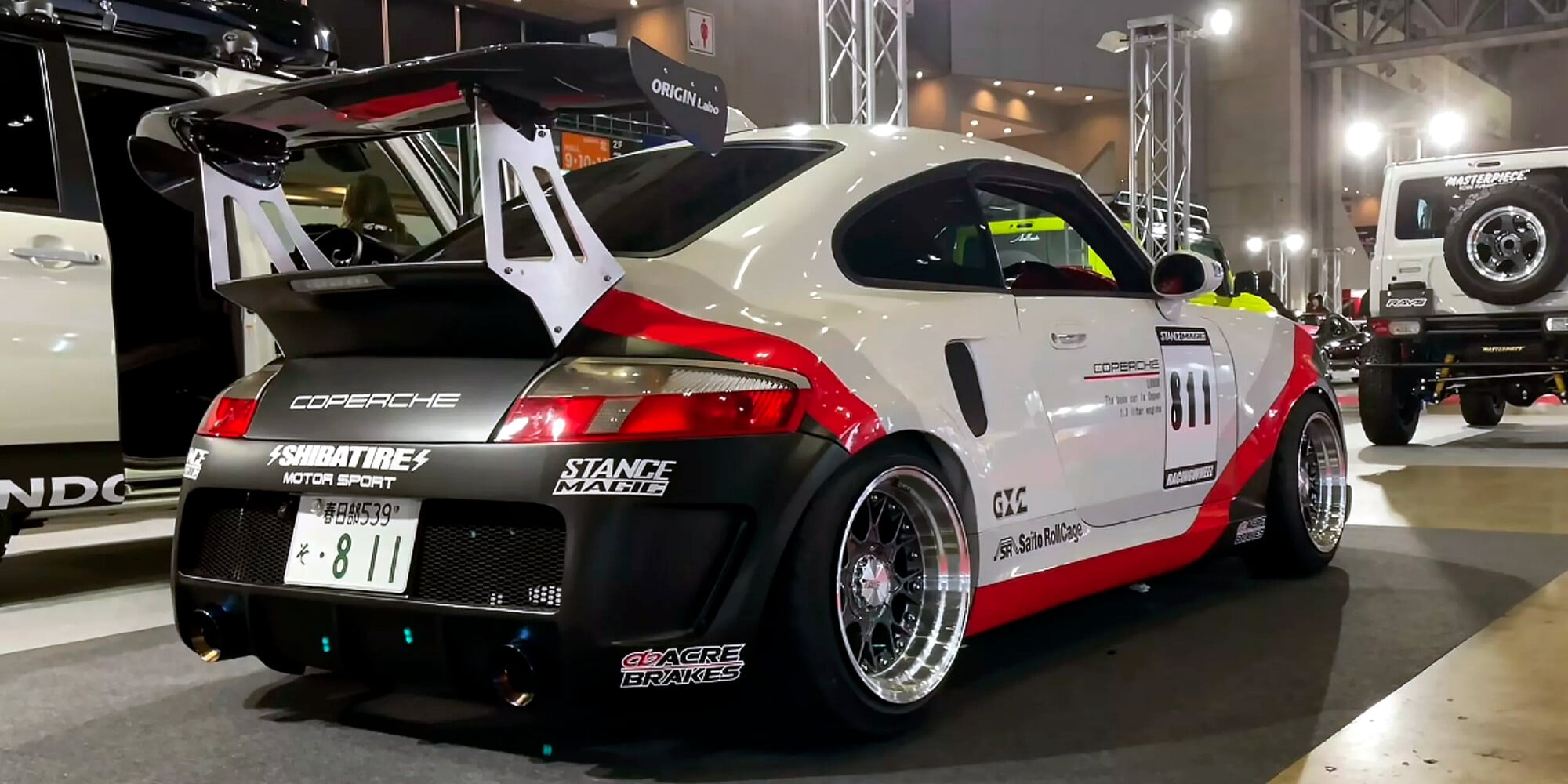 La Daihatsu Copen che sogna di essere una Porsche 911 RSR