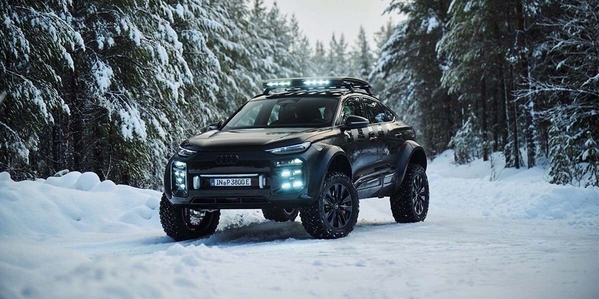 Audi Q6 e-tron Off Road concept, 4x4 al quadrato