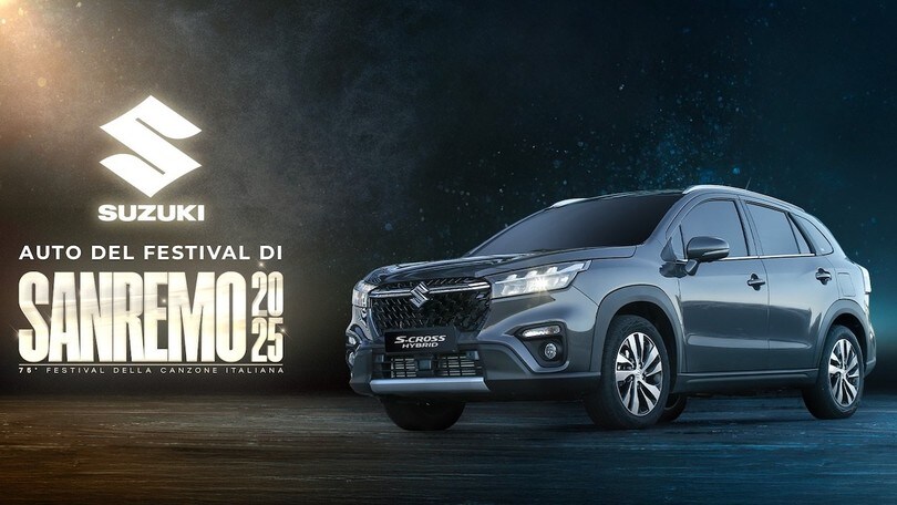 L'auto del Festival di Sanremo 2025 è la Suzuki S-Cross Hybrid