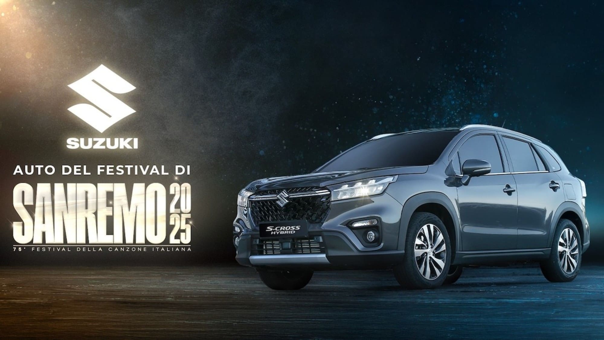 L'auto del Festival di Sanremo 2025 è la Suzuki S-Cross Hybrid