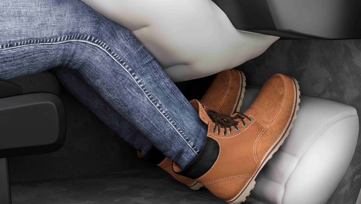 Gambe al sicuro con l'airbag per i talloni