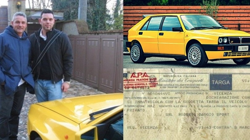 È stata venduta la Lancia Delta di Roberto Baggio