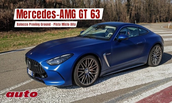 Nuova Mercedes-AMG GT 63: "l'arma da pista" si scatena nell'hot lap