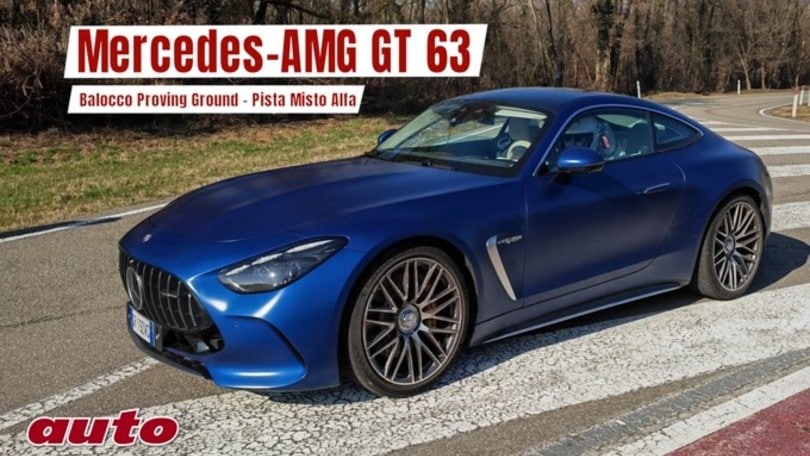 Nuova Mercedes-AMG GT 63: "l'arma da pista" si scatena nell'hot lap
