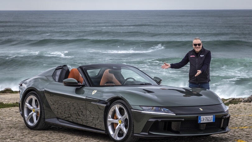 Ferrari 12Cilindri Spider, guarda qui la prova