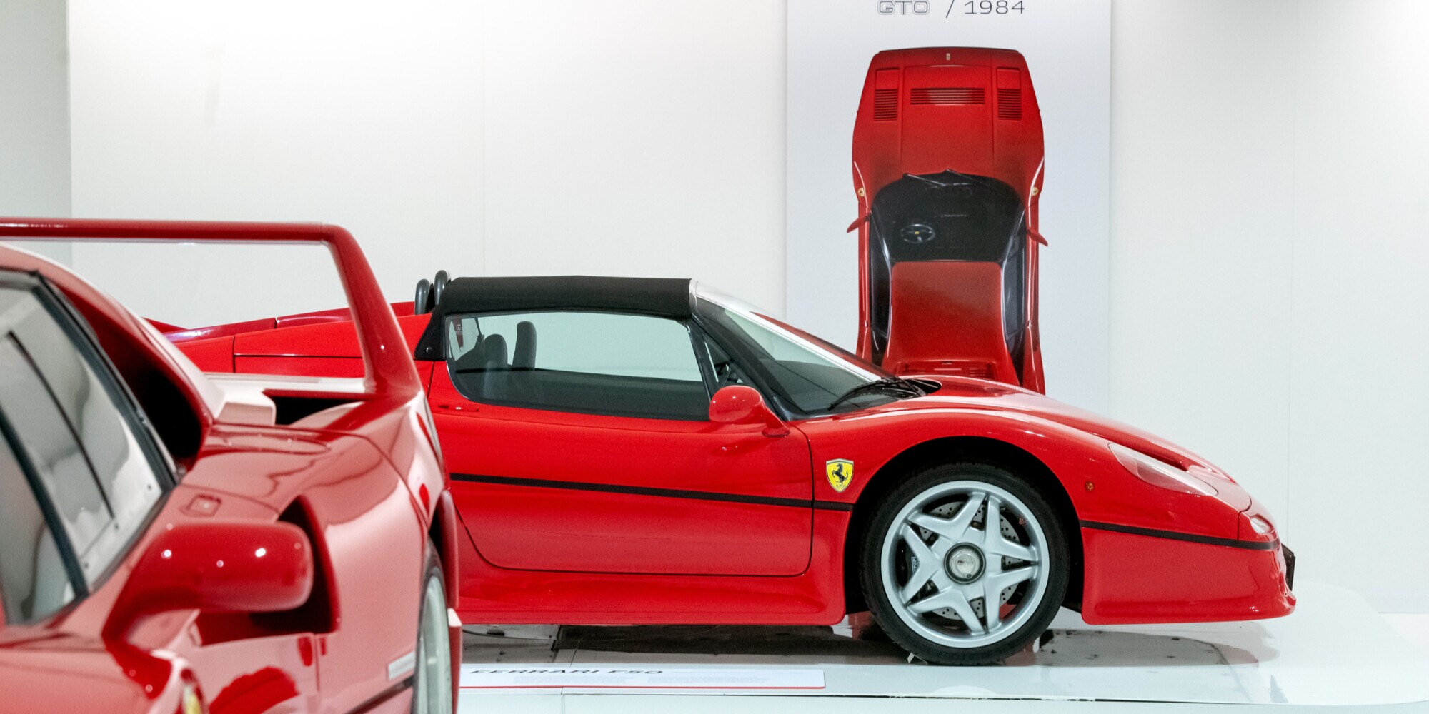 Ferrari Supercars, mostra epica a Maranello, dalla GTO alla F80