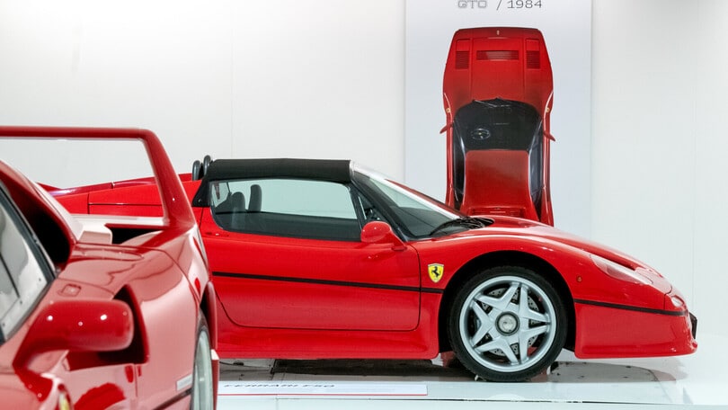 Ferrari Supercars, mostra epica a Maranello, dalla GTO alla F80