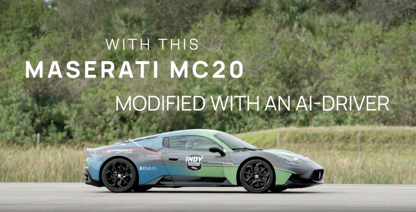 Nuovo record mondiale di velocità autonoma stabilito con la Maserati MC20