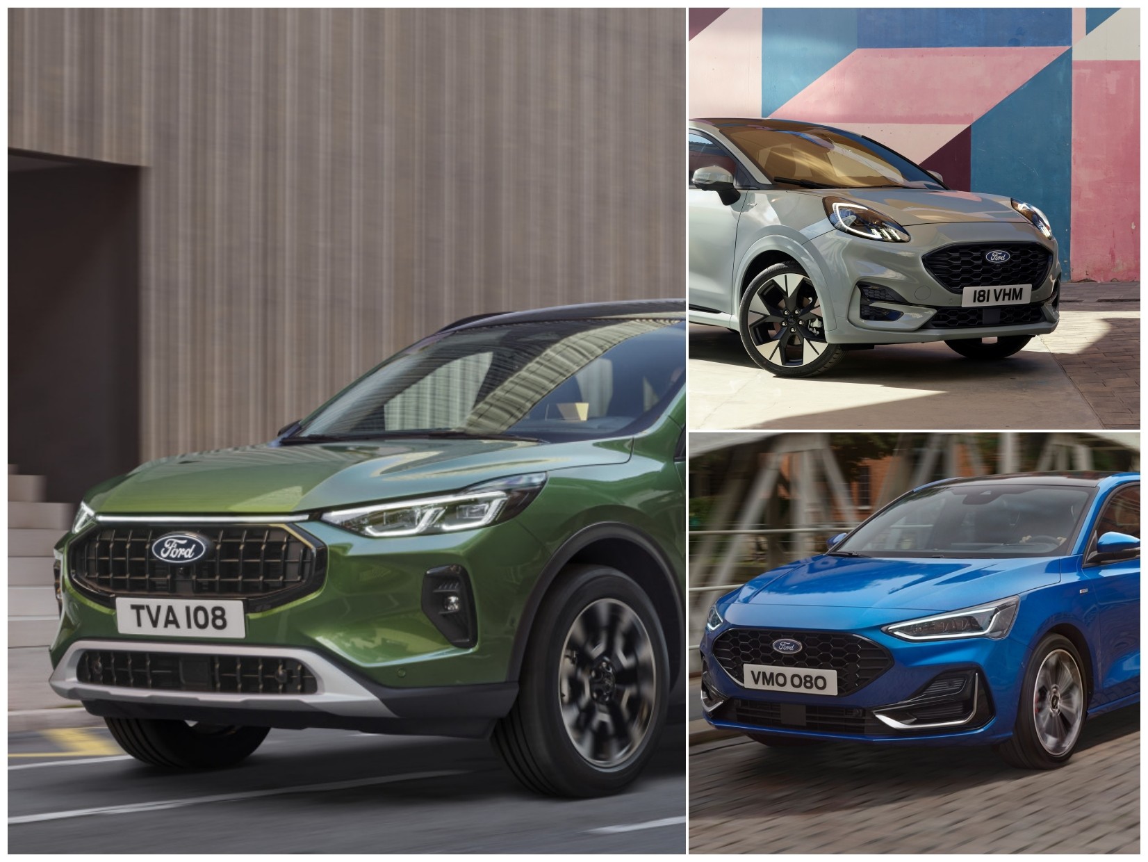 Ford Kuga, Puma e Focus: tre auto per ogni stile di vita
