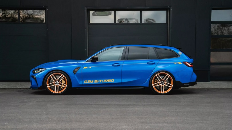 BMW G3M Bi-Turbo, la super-wagon da quasi 800 cv