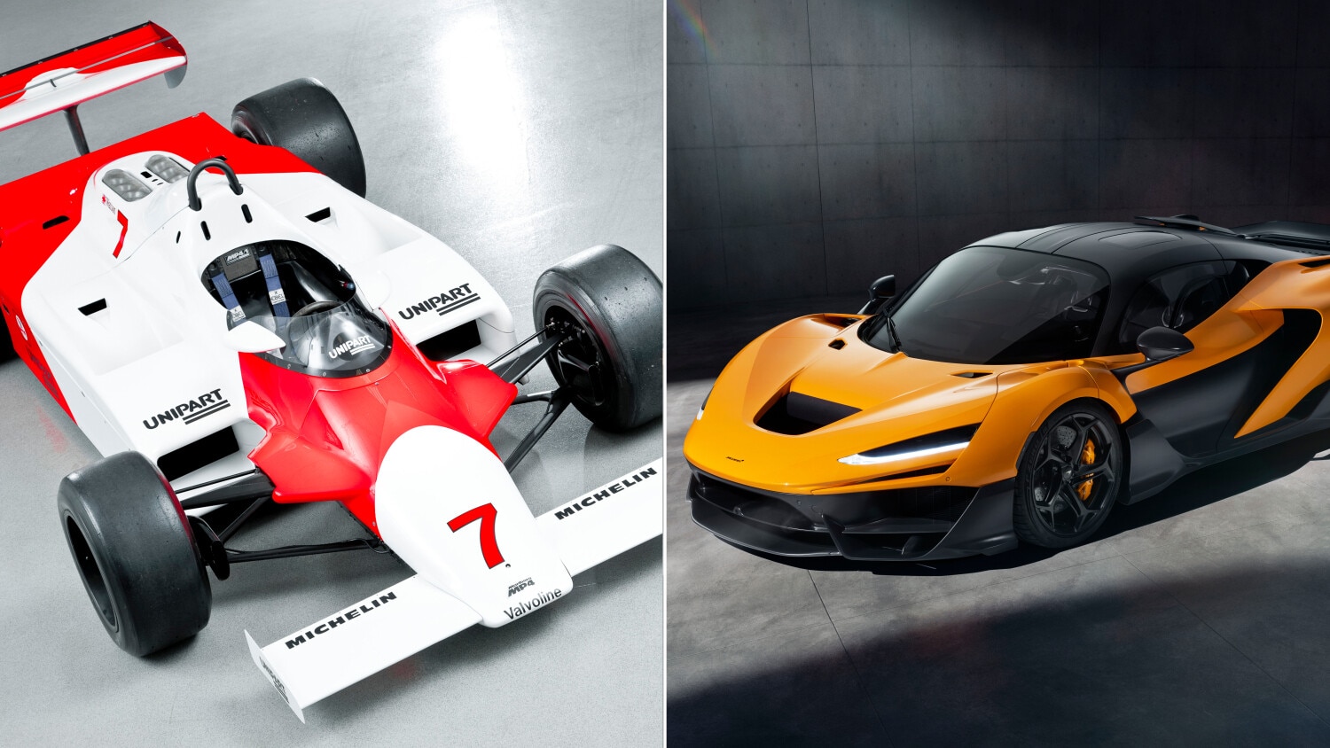 McLaren dalla MP4/1 alla W1, l'evoluzione del carbonio