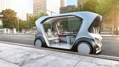 Bosch, shuttle elettrico e a guida autonoma al CES di Las Vegas: foto