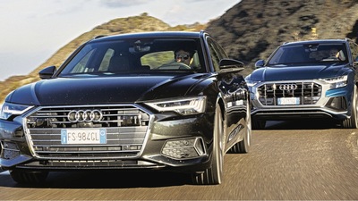 Su Auto in edicola: Audi A6 Avant e Audi Q8 a confronto