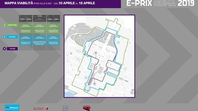 ePrix di Roma, la viabilità: le mappe