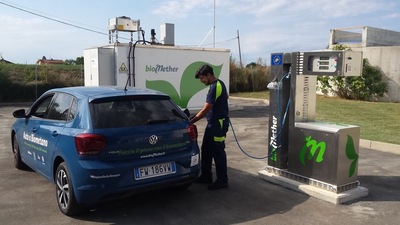 Biomether, VW Polo TGI testa il biometano FOTO