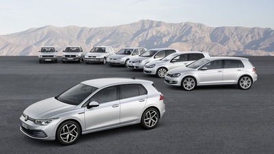 Volkswagen Golf, le 8 serie: FOTO