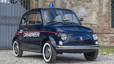 Fiat 500 dei Carabinieri, lotta al crimine dal 1970