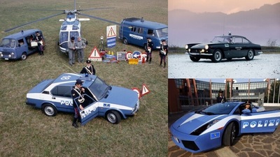 Le auto più iconiche nella storia della Polizia Italiana