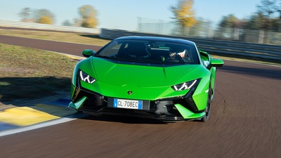 Lamborghini Huracan Tecnica, la prova in pista
