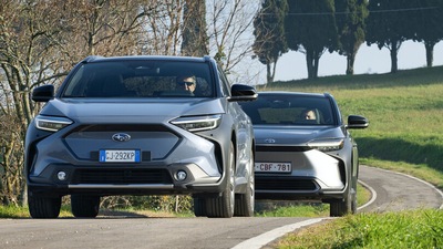 Subaru Solterra e Toyota bZ4X, gemelle elettriche: la prova