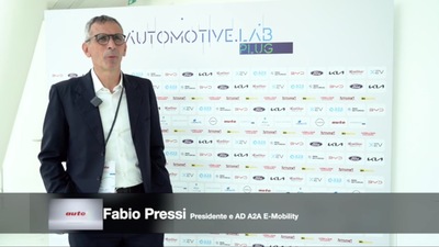 Fabio Pressi di A2A, ad AutomotiveLab Plug 2023