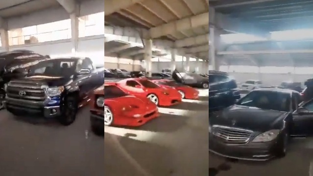 Il garage di supercar di Assad scoperto dai ribelli