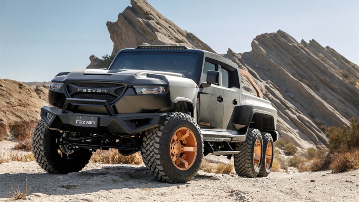 Rezvani Hercules 6x6, pick-up "da guerra" a sei ruote ...