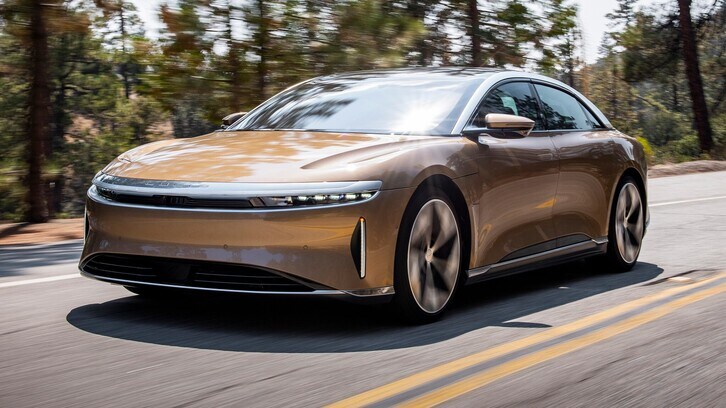 Lucid Air Dream Edition, 836 km di autonomia per la rivale di Tesla Model S