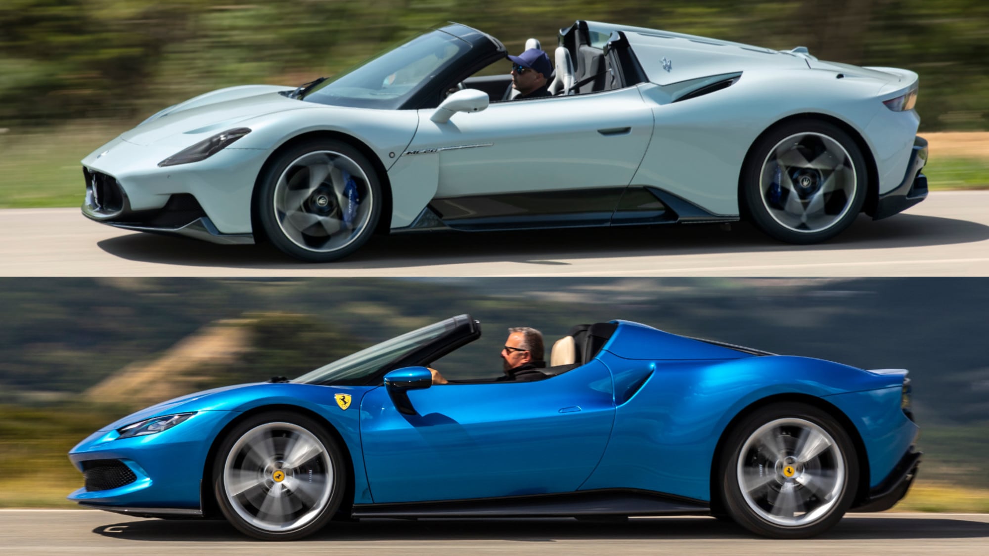 Sul nuovo numero di Auto: Maserati MC20 Cielo e Ferrari 296 GTS, confronto aperto