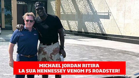 Michael Jordan ritira la sua Hennessey Venom F5 Roadster! - Video | Auto.it