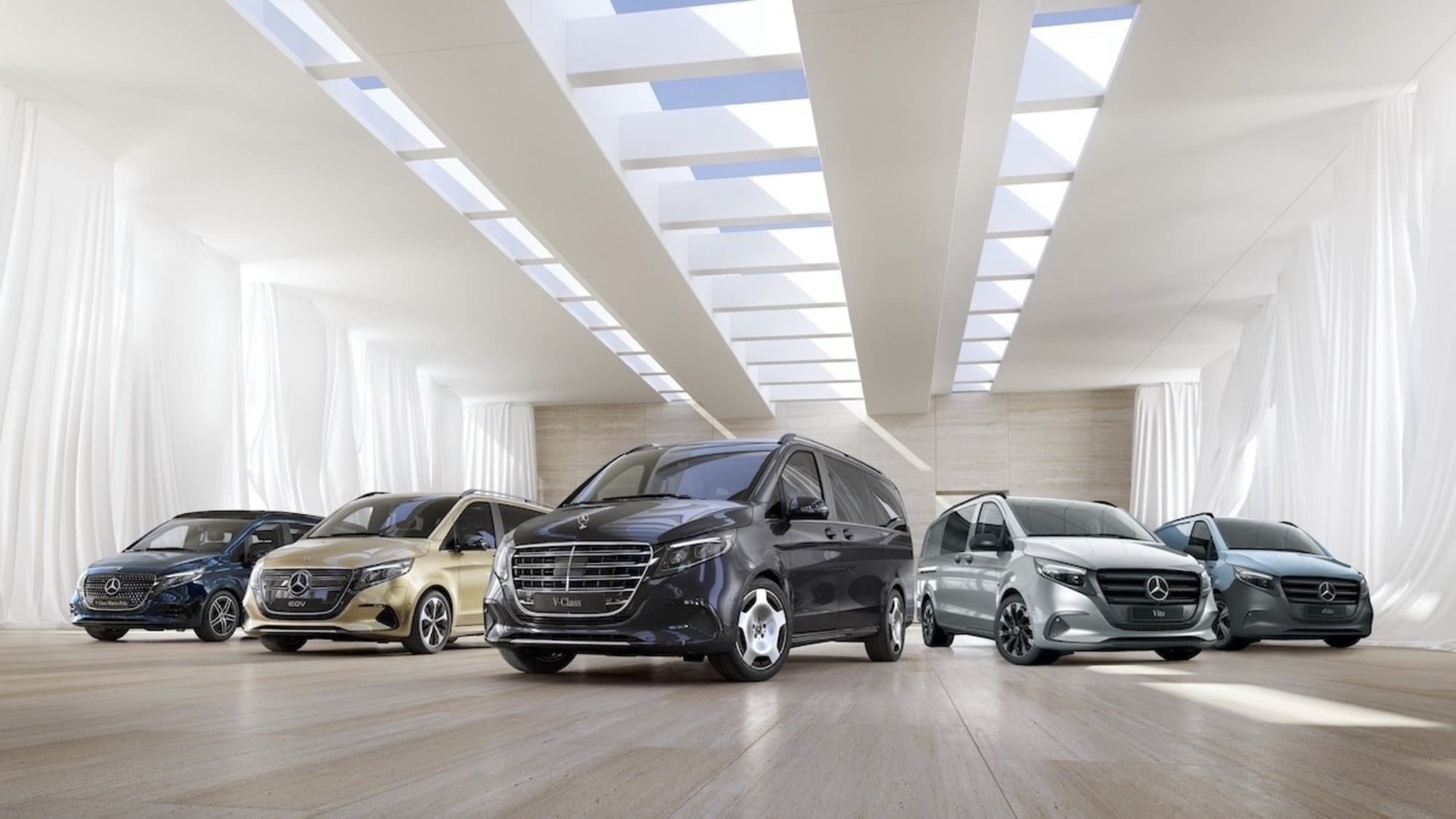 Mercedes EQV e Classe V restyling, la strada del lusso insieme al furgone Vito